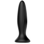 MR PLAY - PLUG ANALE VIBRATORE NERO RICARICABILE - immagine 2